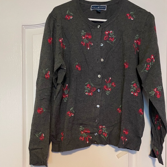 Karen Scott Sweaters - Cardigan Sweater